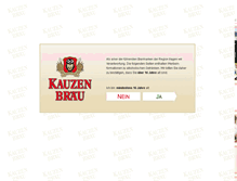 Tablet Screenshot of kauzen.de